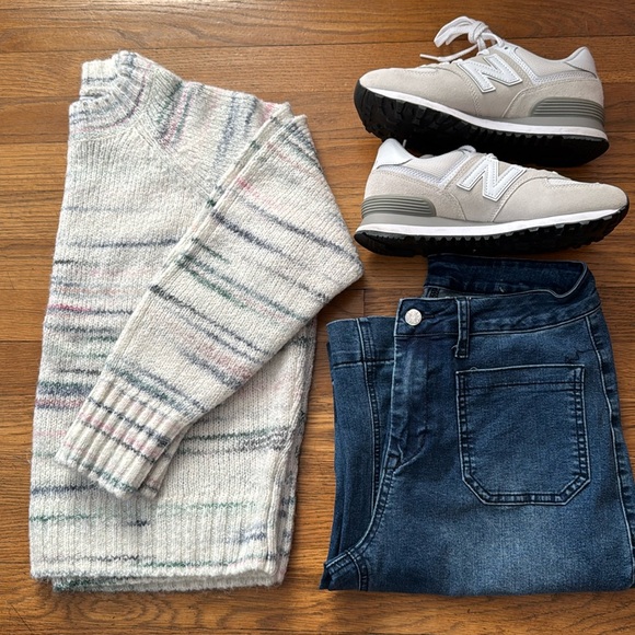 👟Old Navy space dyed crew neck sweater. Size S. - Picture 1 of 8